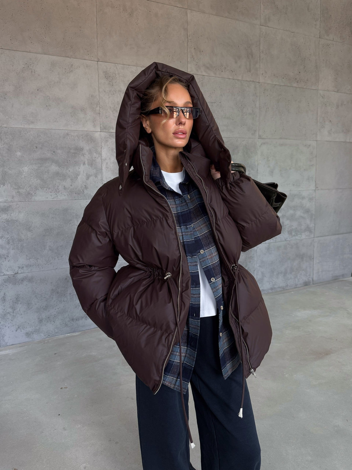 Šilta žieminė striukė su eko pūku - puffer jackets in eco down