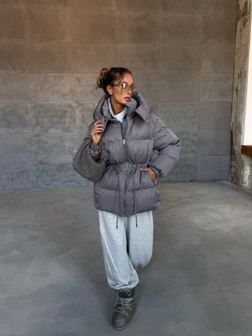 Šilta žieminė striukė su eko pūku - puffer jackets in eco down