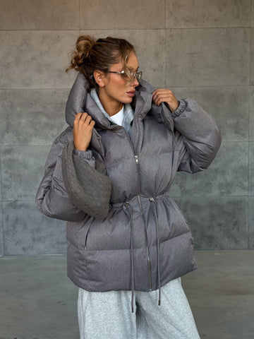 Šilta žieminė striukė su eko pūku - puffer jackets in eco down