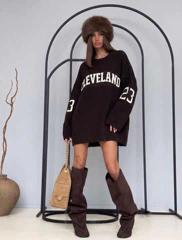 Medvilnės megztinis "CLEVELAND" įvairių spalvų
