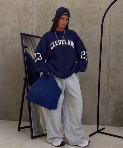 Medvilnės megztinis "CLEVELAND" įvairių spalvų