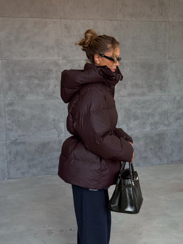 Šilta žieminė striukė su eko pūku - puffer jackets in eco down