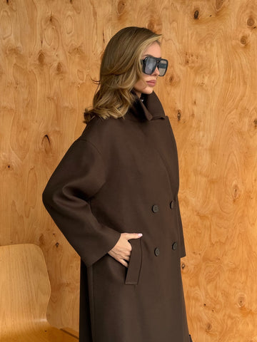 “Classic” Paltas su vilna moterims - Wool Coat for women