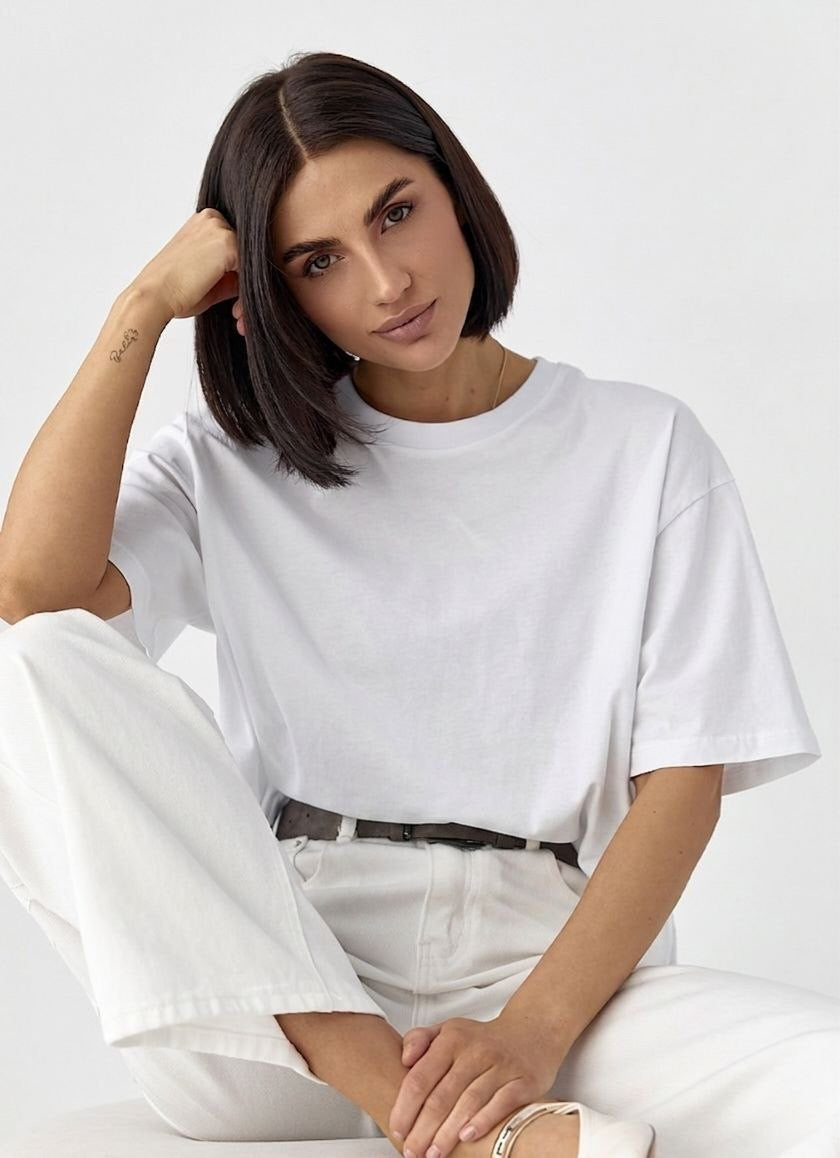 PRE ORDER! Oversized baziniai marškinėliai | Balta ir Juoda