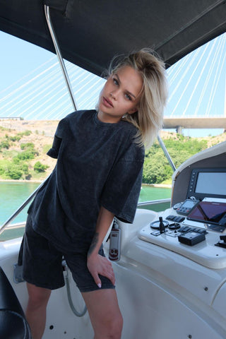 Premium kokybės UNISEX trikotažo šortų kostiumėlis