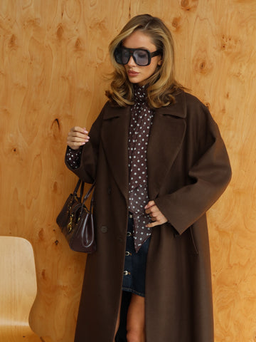 “Classic” Paltas su vilna moterims - Wool Coat for women