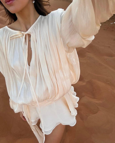 TOP NOTCH Beige ir juoda proginė suknelė