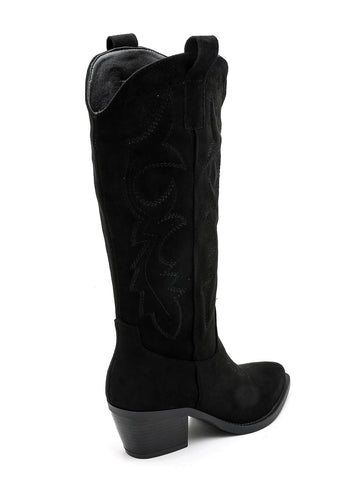 NAUJIENA! Juodi Kaubojiški batai moterims - Black Cowboy boots