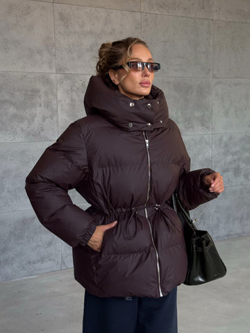 Šilta žieminė striukė su eko pūku - puffer jackets in eco down