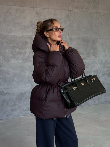 Šilta žieminė striukė su eko pūku - puffer jackets in eco down