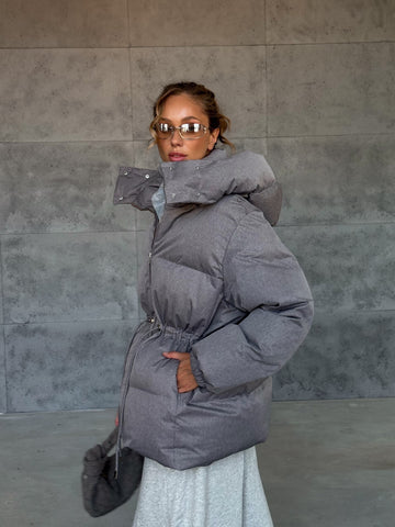 Šilta žieminė striukė su eko pūku - puffer jackets in eco down