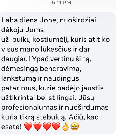 JONYK kurtas laisvalaikio kostiumėlis “Be Unique by jonyk”