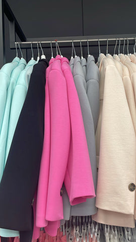 Premium quality švarkas moterims - premium quality milky jacket for women