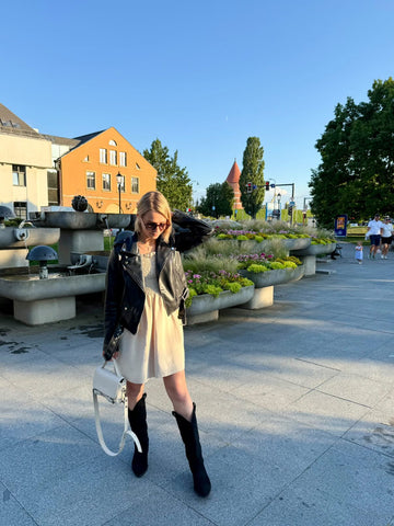 NAUJIENA! Juodi Kaubojiški batai moterims - Black Cowboy boots