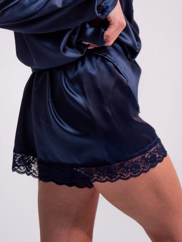 Natūralaus šilko šortukai - natural pyjama silk shorts