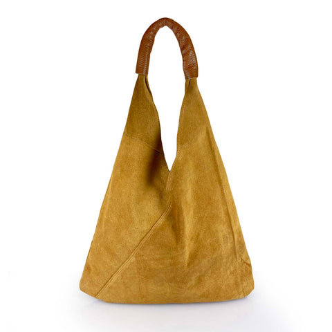 Verstos odos krepšiai/rankinės - Suede leather Tote Bags
