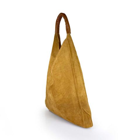 Verstos odos krepšiai/rankinės - Suede leather Tote Bags