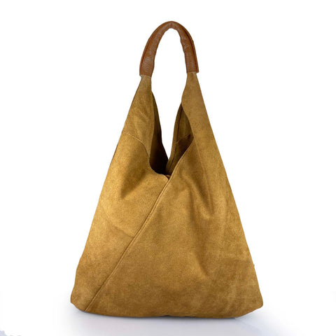 Verstos odos krepšiai/rankinės - Suede leather Tote Bags