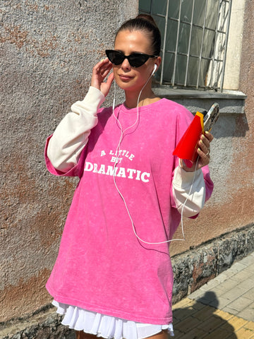 Oversized „DRAMATIC" marškinėliai - Jonyk