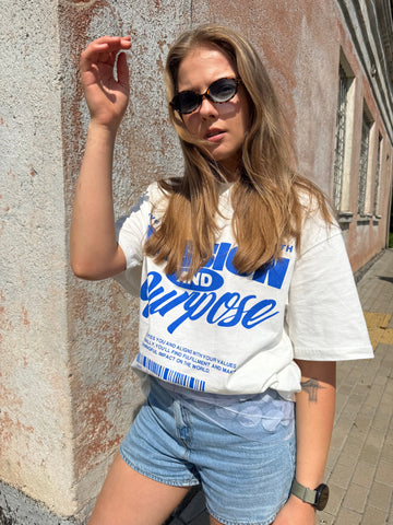 Oversized „PASSION“ marškinėliai - Jonyk