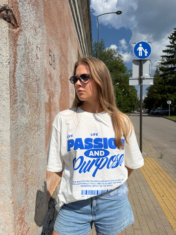 Oversized „PASSION“ marškinėliai - Jonyk