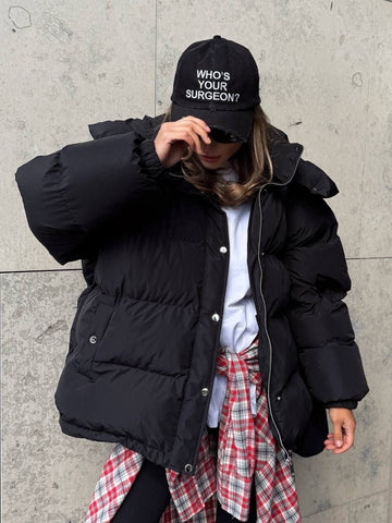 Šiltos žieminės striukės su eko pūku - puffer jackets in eco down - Jonyk