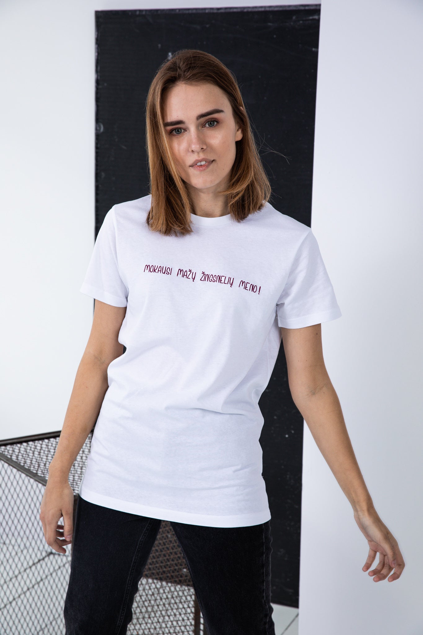 JAS UNISEX organinės medvilnės marškinėliai - Jonyk