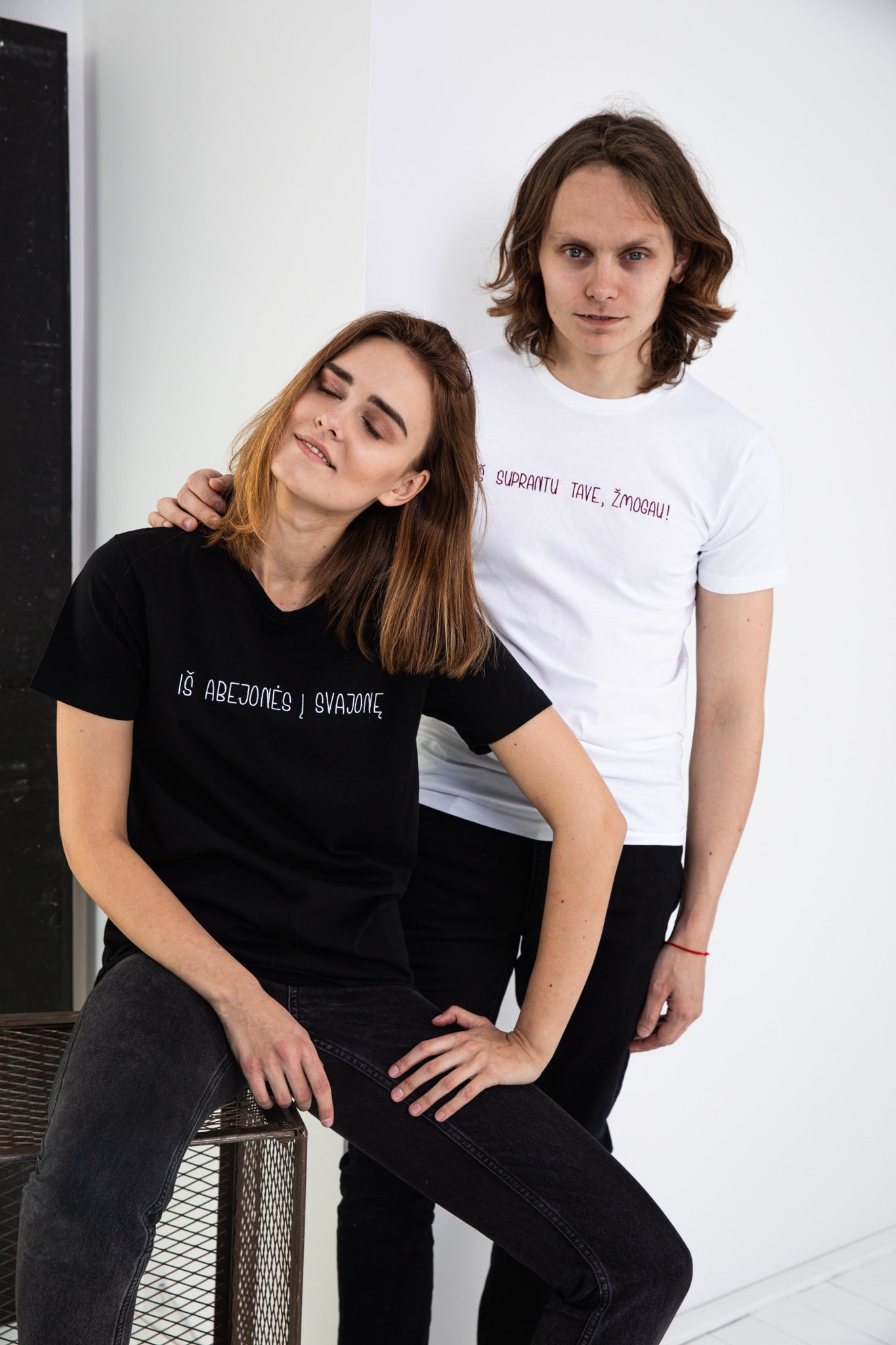 JAS UNISEX organinės medvilnės marškinėliai - Jonyk