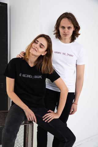 JAS UNISEX organinės medvilnės marškinėliai - Jonyk
