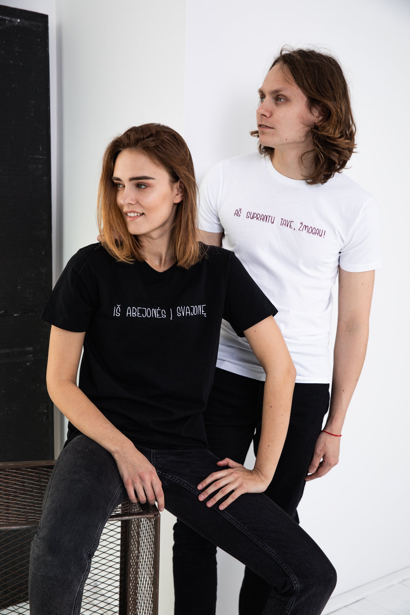 JAS UNISEX organinės medvilnės marškinėliai - Jonyk