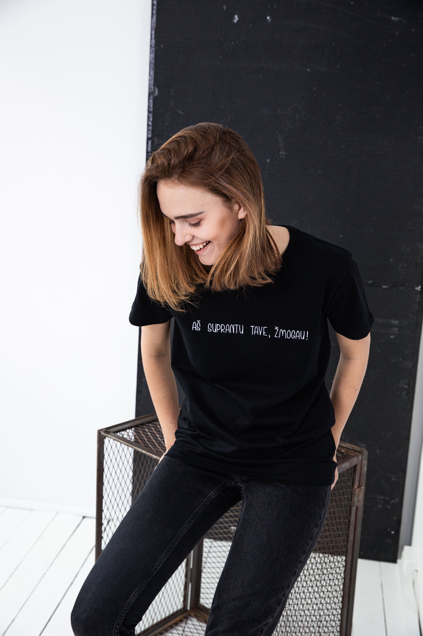 JAS UNISEX organinės medvilnės marškinėliai - Jonyk