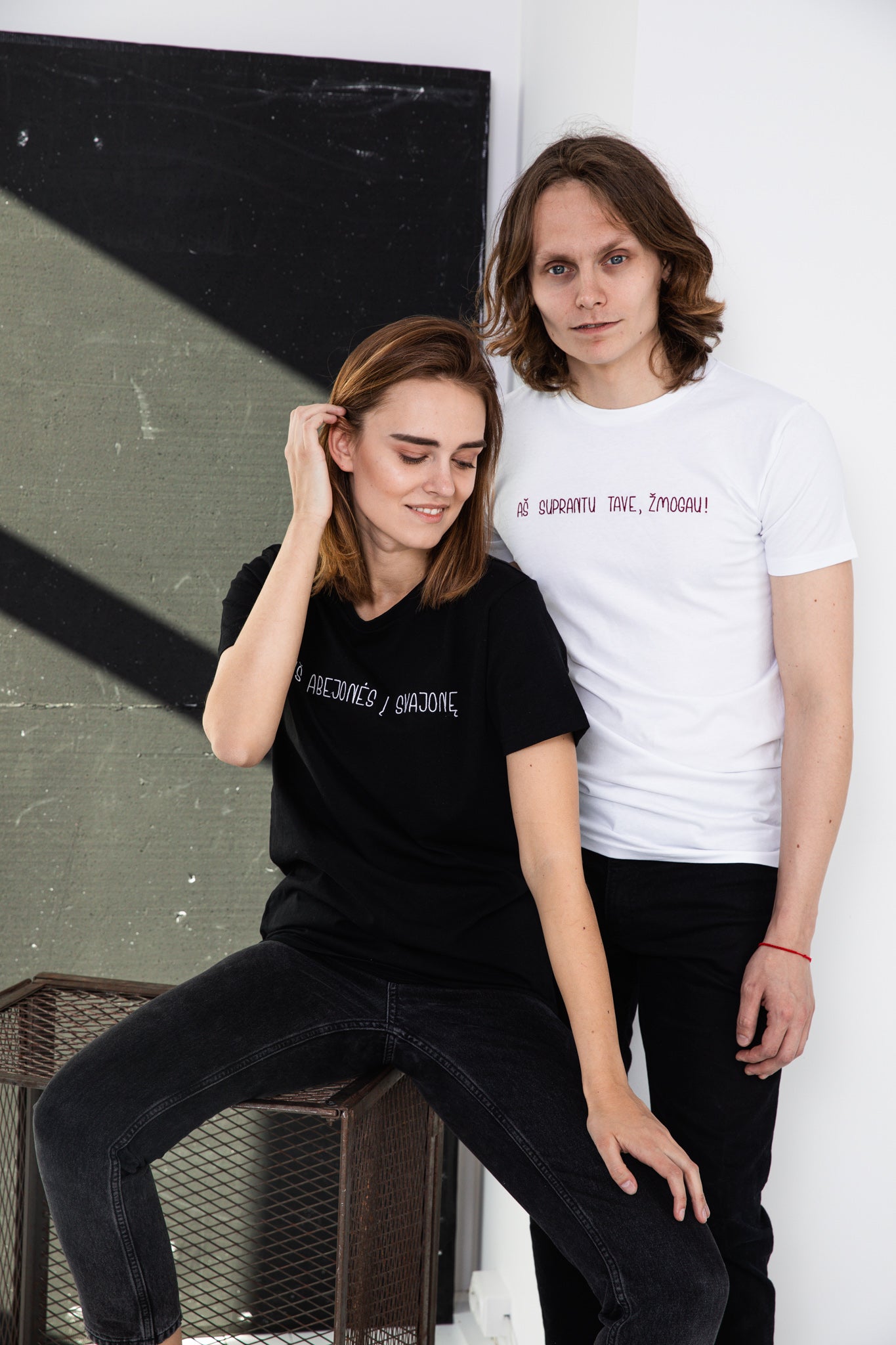 JAS UNISEX organinės medvilnės marškinėliai - Jonyk