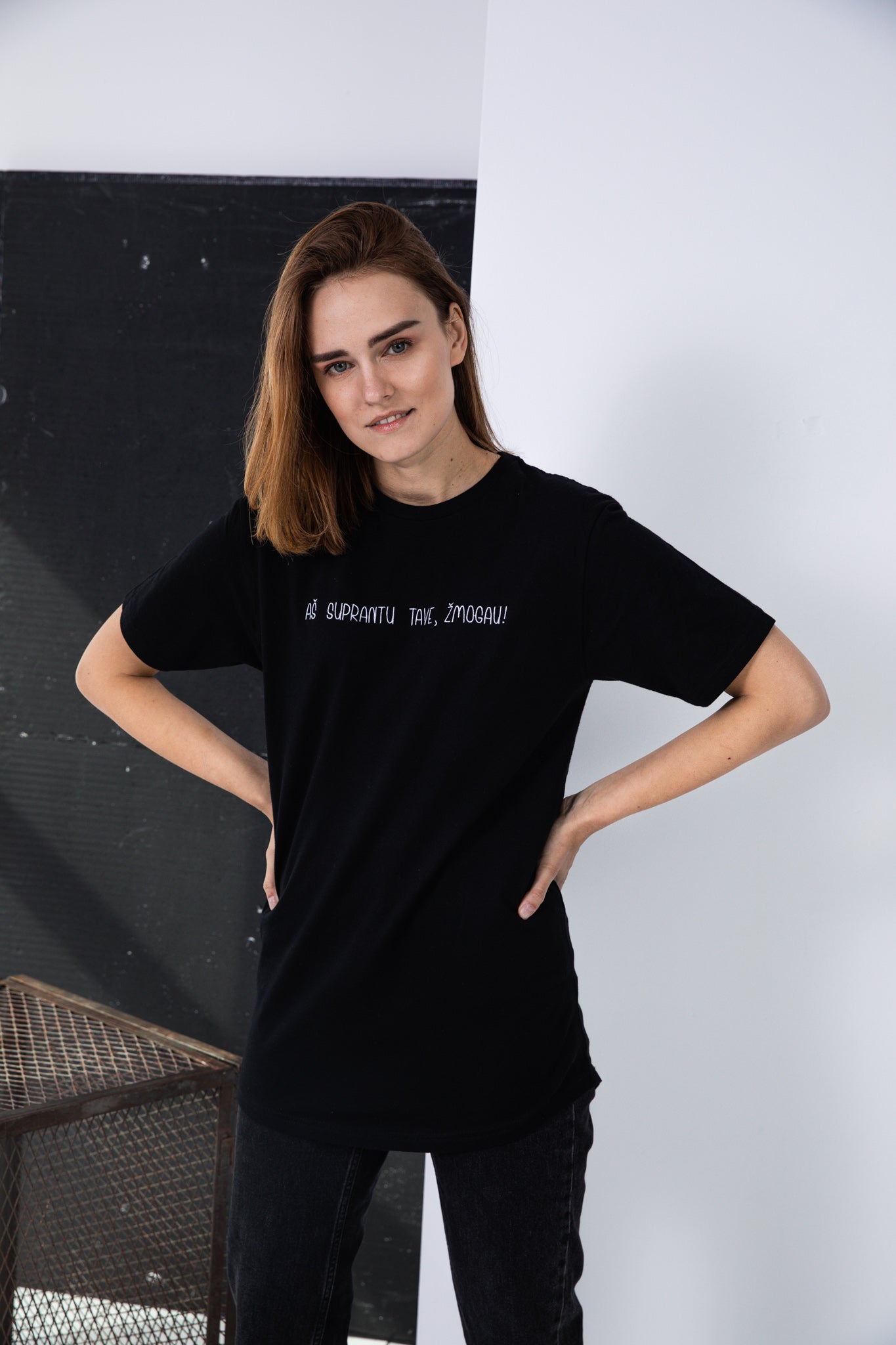 JAS UNISEX organinės medvilnės marškinėliai - Jonyk