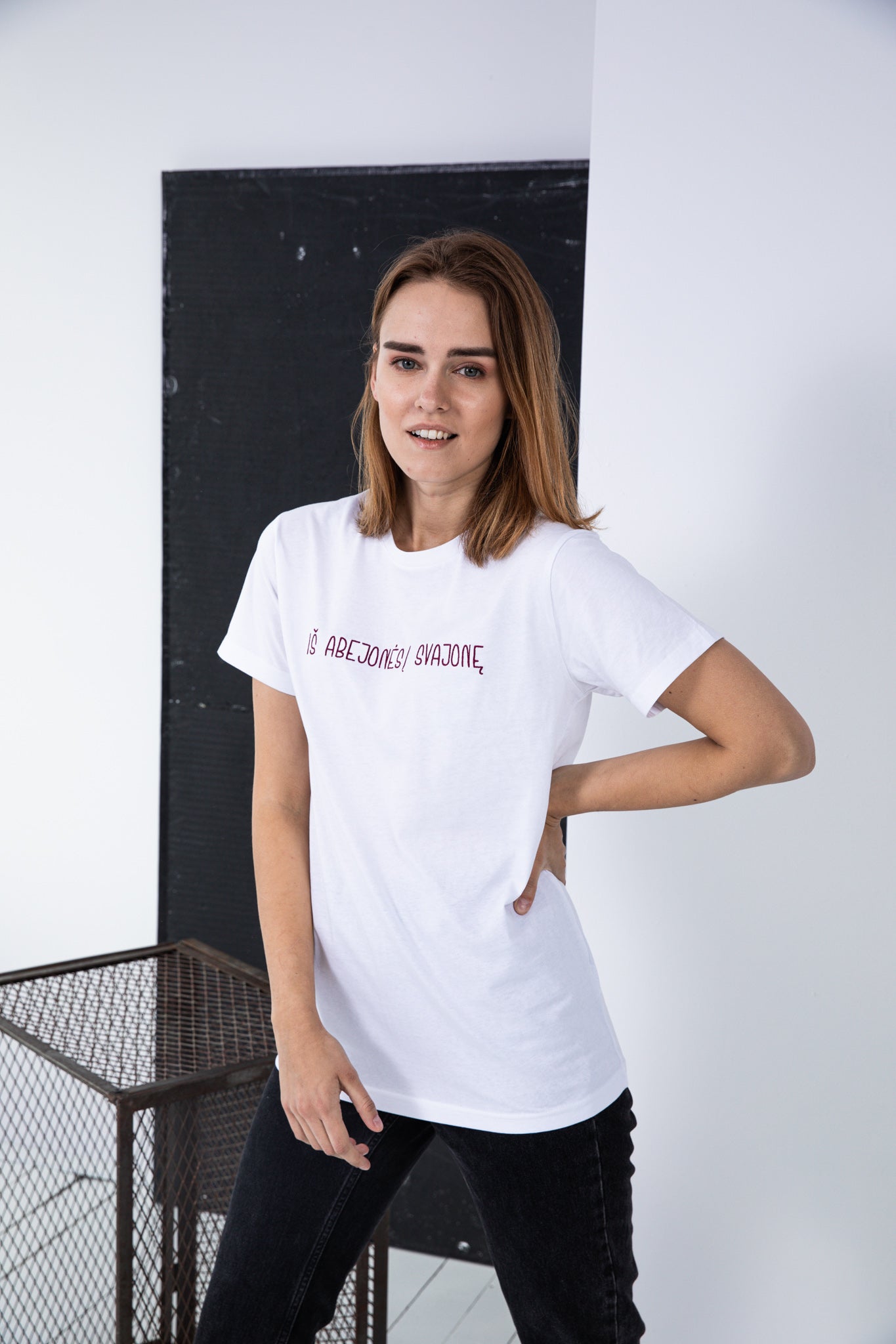 JAS UNISEX organinės medvilnės marškinėliai - Jonyk